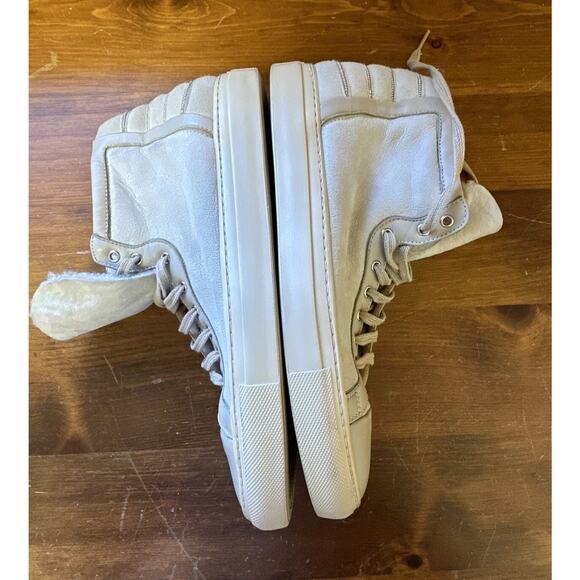 FABIANA FILIPPI Women 9 Gray Suede Shearling Lined Bootie Shoe Mountains - Picture 8 of 10